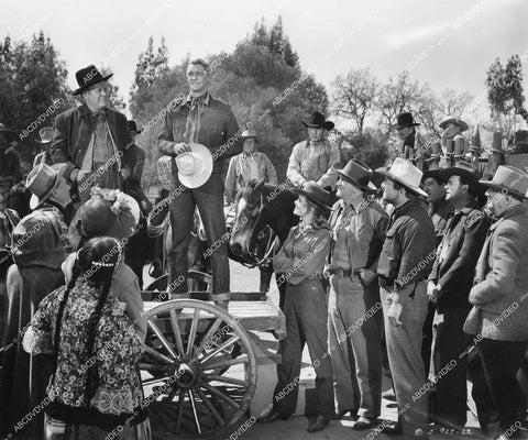 crp-14059 1948 Gabby Hayes, Sonny Tufts, Barbara Britton, George E Stone, Russell Simpson, William Bishop, Gordon Jones, Joe Sawyer, Reed Howes film The Untamed Breed crp-14059