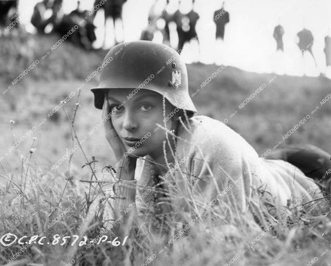 crp-14219 1960 beautiful French actress Francoise Prevost film The Enemy General crp-14219