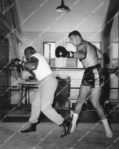 crp-14251 1956 Mike Lane, Jersey Joe Walcott film The Harder They Fall crp-14251