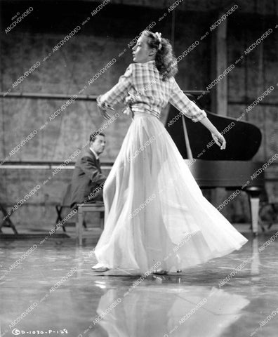crp-14430 1946 beautiful Evelyn Keyes dance rehearsel film The Jolson Story crp-14430