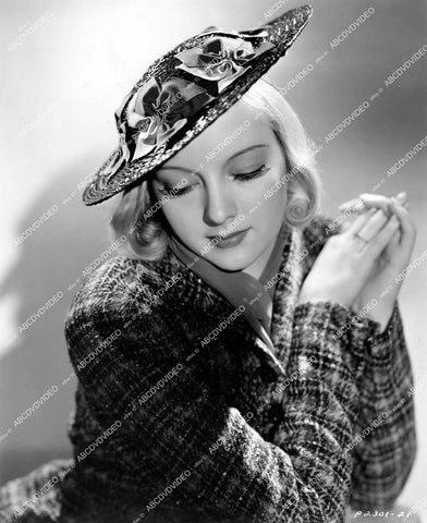crp-14443 1938 beautiful Evelyn Keyes in new fashion and hat portrait crp-14443
