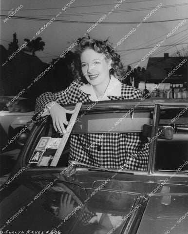 crp-14580 1942 Evelyn Keyes w city & DMV officials WWII A Card gas rationing compliance campaign crp-14580