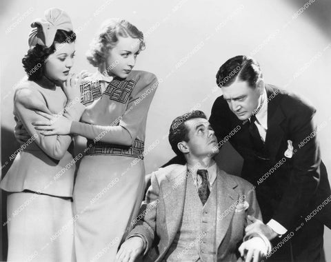 crp-14638 1937 Elisha Cook Jr, Ann Rutherford, Joan Perry, Richard Dix film The Devil Is Driving crp-14638