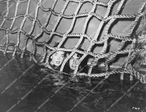 crp-14737 1954 Dawn Addams, Antonio Centa film Frogwoman crp-14737