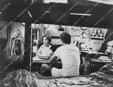 crp-14738 1954 Dawn Addams, Antonio Centa film Frogwoman crp-14738