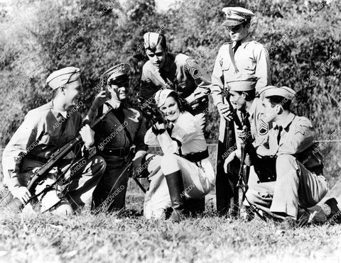 crp-15147 1940 pretty June Colberg is Madrina to University of Puerto Rico's Rifle Team crp-15147