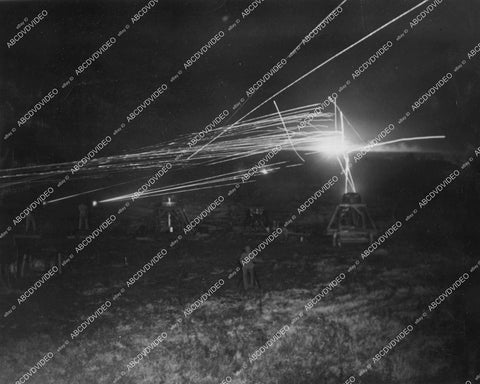crp-15158 1942 WWII night time training w tracer bullets for anti aircraft practice crp-15158