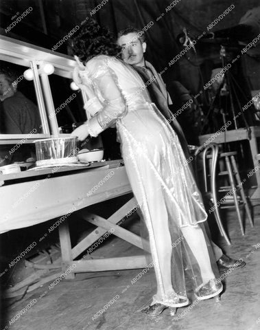 crp-15270 1937 Eleanor Powell at makeup table between takes film The Broadway Melody of 1938 crp-15270