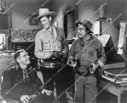 crp-01528 1944 Weldon Heyburn, Charles Starrett, Dub Taylor film Phantom Outlaw crp-01528