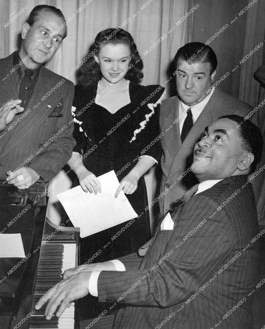 crp-15430 1944 Bud Abbott, Lou Costello, Gloria Jean, Fats Waller for AFRS crp-15430