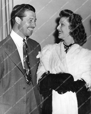 crp-15437 1944 Don Ameche & Loretta Young for AFRS Armed Forces Radio Service crp-15437