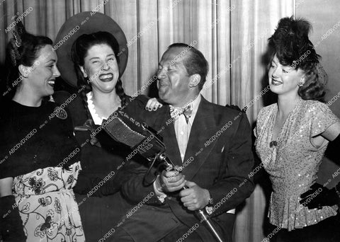 crp-15452 1944 Lina Romay, Judy Canova, Jerry Lester, Martha Stewart for AFRS Armed Forces Radio Service crp-15452