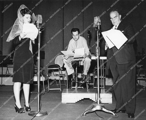 crp-15463 1944 Rosalind Russell, Victor Moore for AFRS Armed Forces Radio Service crp-15463