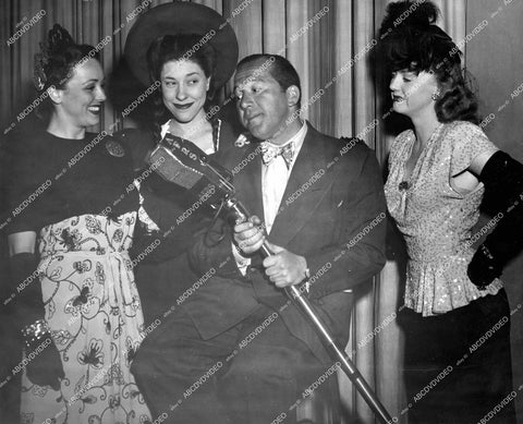 crp-15469 1944 Lina Romay, Judy Canova, Jerry Lester, Martha Stewart for AFRS Armed Forces Radio Service crp-15469
