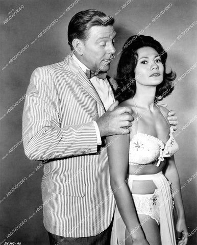 crp-15728 1963 Paul Langton & beautiful Barbara Luna film Dime with a Halo crp-15728