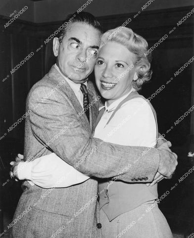 crp-01583 1953 Eddie Cantor & Dinah Shore backstage crp-01583