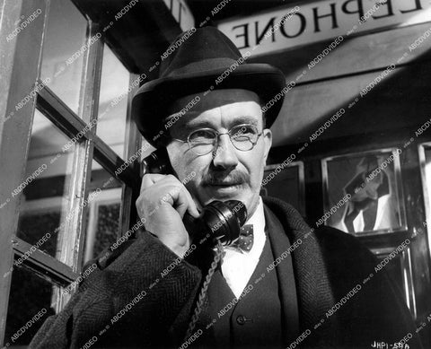 crp-15891 1957 Bernard Miles on the telephone film She Played with Fire crp-15891