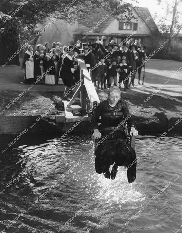 crp-16030 1936 actors in various scenes MGM short subject film Make Up Magic (no IMDB listing) witch getting dunked crp-16030