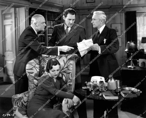 crp-16136 1935 Charles Wilson, Samuel S Hinds, Alden Chase, Geneva Mitchell film Behind the Evidence crp-16136