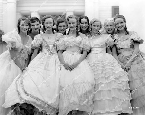 crp-16193 1934 bevy of southern belle beauties MGM short subject film My Old Kentucky Home (no IMDB) crp-16193