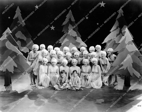 crp-16231 1934 blonde chorus girls dancers MGM technicolor short subject film The Old Mill Stream (no IMDB) crp-16231