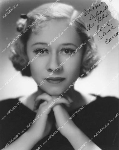 crp-16361 1930's Alene Carroll portrait w genuine autograph crp-16361