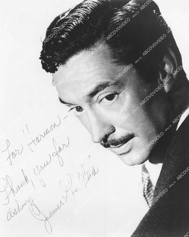 crp-16430 1956 James Griffith portrait w genuine autograph film The Killing crp-16430