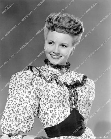 crp-16500 1946 beautiful Janet Blair portrait film Gallant Journey crp-16500