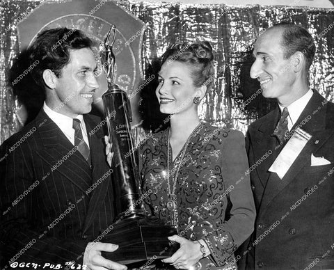 crp-16520 1944 Janet Blair (best coiffure hair-do 1943 award) Frank Russo, Mr Vernon Garrett crp-16520