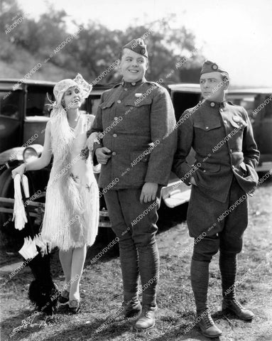 crp-16743 1927 George K Arthur, Louise Lorraine, Lincoln Stedman silent film Rookies crp-16743