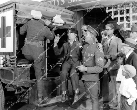 crp-16816 1927 Karl Dane, George K Arthur, Lincoln Stedman, Gene Stone silent film Rookies crp-16816