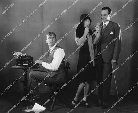 crp-16871 1927 Matt Moore, Marion Davies, Harry Crocker silent film Tillie the Toiler crp-16871