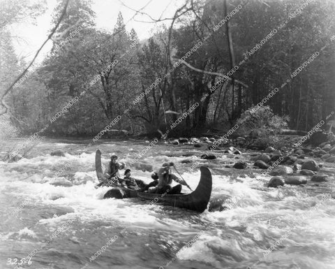 crp-16934 1928 MGM camera crew sets for river rapids location shot silent film Rose-Marie crp-16934