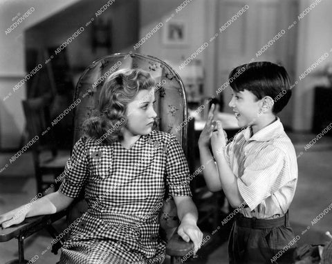 crp-17189 1940 child stars Billy Lee, Edith Fellows film Nobody's Children crp-17189