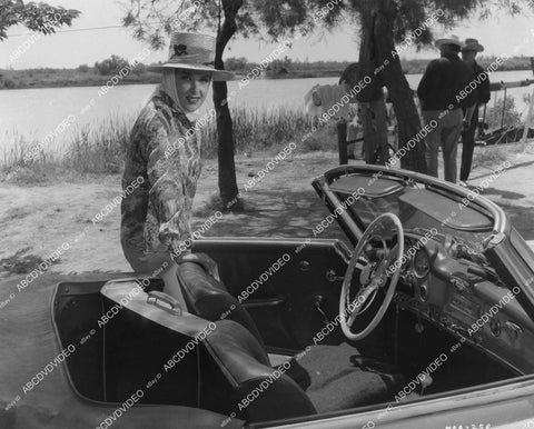 crp-01725 1963 Justine Lord in her cool convertible Hammer film Maniac crp-01725