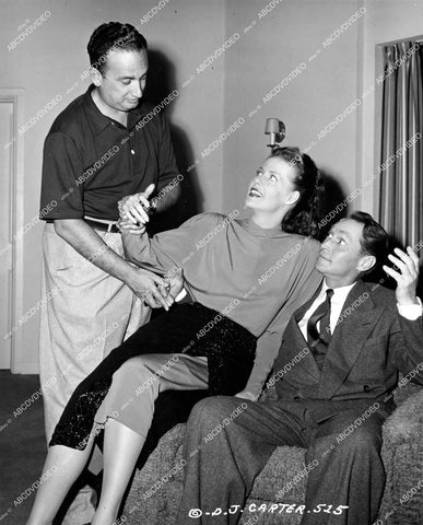 crp-17285 1948 director S Sylvan Simon, Franchot Tone, Janis Carter film I Love Trouble crp-17285