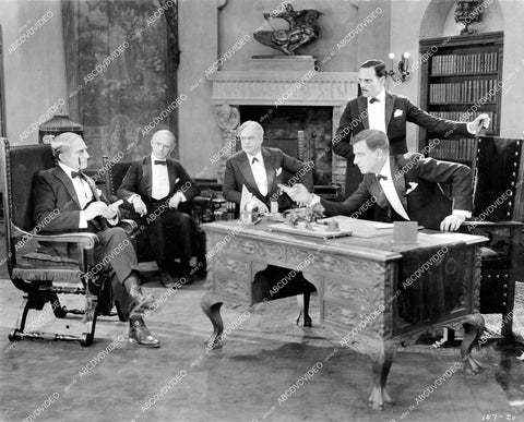 crp-17648 1924 Milton Sills, Bertram Grassby and cast silent film The Heart Bandit crp-17648