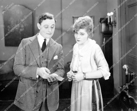 crp-17842 1922 Roscoe Karns, Ethel Clayton silent film Her Own Money crp-17842