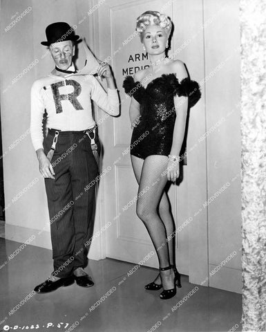 crp-18082 1945 Richard Haydn & sexy Adele Jergens in fishnets film Tonight and Every Night crp-18082
