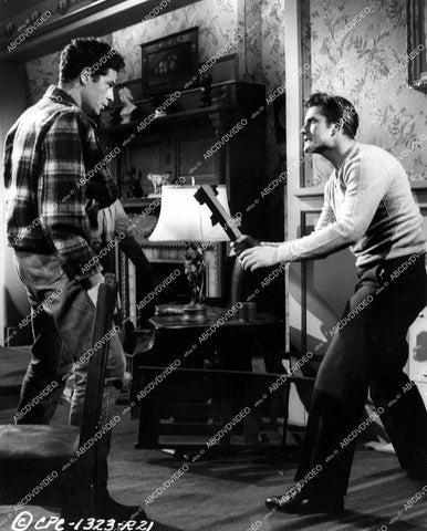 crp-18188 1957 John Drew Barrymore Jr, Gerald Sarracini film The Shadow on the Window crp-18188