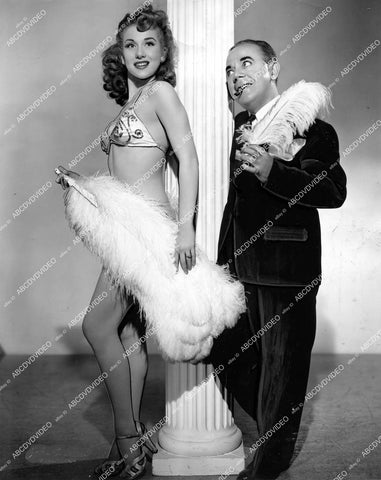 crp-18209 1946 Jimmy Savo w sexy dancer Ruth Walton in skimpy bikini for live stage show at Florentine Gardens crp-18209