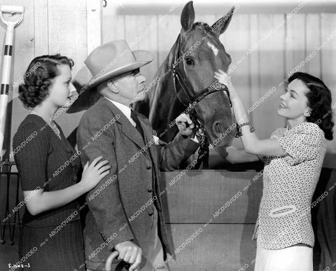 crp-18332 1940 Lynne Carver, Lewis Stone, Maureen O'Sullivan film Sporting Blood crp-18332