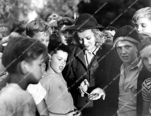 crp-18421 1942 Penny Singleton, Jimmy Edwards and the kids film Blondie Goes to College crp-18421