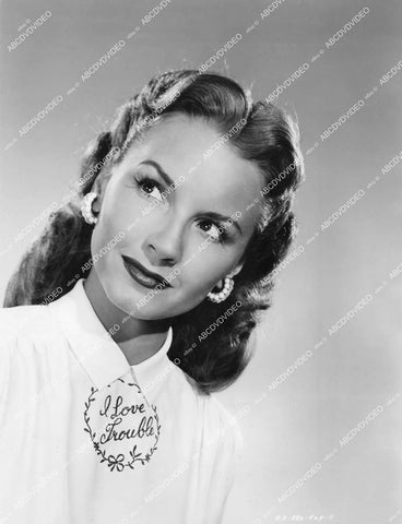 crp-18520 1948 beautiful Janet Blair portrait film I Love Trouble crp-18520