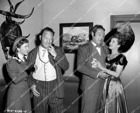 crp-18539 1951 Max Baer, Patricia Joiner, Maxie Rosenbloom, Jean Willes short subject film Skipalong Rosenbloom crp-18539