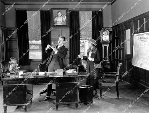 crp-18587 1923 Doris May and cast silent film Tea with a Kick crp-18587