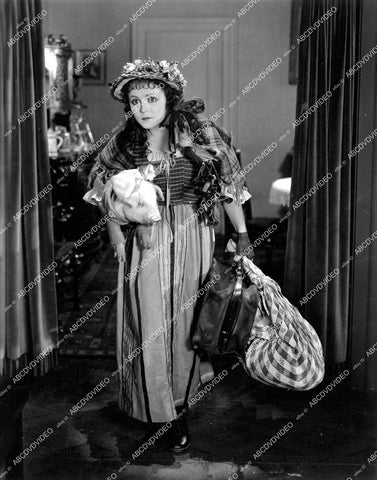 crp-18719 1922 Gladys Walton w a pot belly pig silent film Top o' the Morning crp-18719