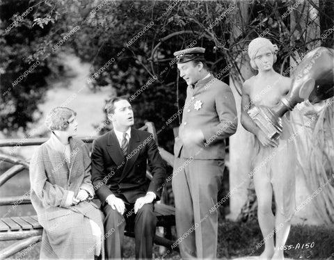 crp-18763 1927 Mildred Davis, Lloyd Hughes, El Brendel silent film Too Many Crooks crp-18763
