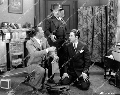 crp-18780 1928 Clarence Burton, Johnny Mack Brown, Robert Armstrong silent film Square Crooks crp-18780