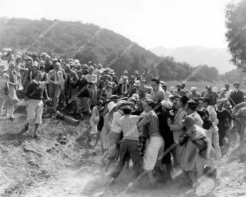 crp-18787 1927 William Haines, George K Arthur fight on golf course silent film Spring Fever crp-18787